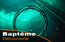 Baptême de plongée